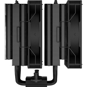 Кулер для процессора DeepCool AG620 BK ARGB (LGA1200/1700/115X/AM5/AM4, TDP 260W, PWM, ARGB Fan 2x120mm, 6 теп. труб) (R-AG620-BKANMN-G-2)