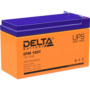 Батарея Delta 12V 7.2Ah (DTM 1207) батарея для ибп delta dtm 1275 l