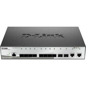 Коммутатор D-Link DGS-1210-12TS/ME/B1A 12 портов (10x 1Gbs SPF, 2x 1Gbs, управляемый L2) (DGS-1210-12TS/ME/B1A) коммутатор d link des 1008c 8 портов ethernet 10 100 мбит сек 1 6 гбит сек auto mdi mdix des 1008c b1a