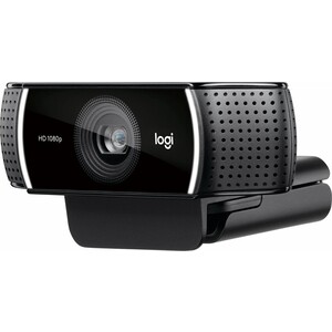 Веб-камера Logitech C922 Pro Stream black (2MP, 1920x1080, микрофон, USB 2.0) (960-001089)