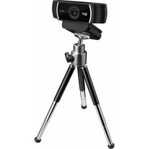 Веб-камера Logitech C922 Pro Stream black (2MP, 1920x1080, микрофон, USB 2.0) (960-001089)
