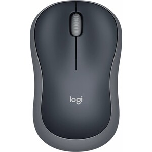 Мышь беспроводная Logitech M185 Swift Grey (USB, оптическая, , 1000dpi) (910-002252) беспроводная мышь logitech m185 gray 910 002252 910 002238