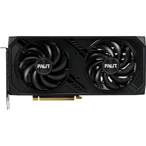 Видеокарта Palit NVIDIA GeForce RTX4070 DUAL OC 12Gb (192bit, GDDR6X, DPx3, HDMI) (NED4070S19K9-1047D) king kable active optical fiber dvi to hdmi cable hdmi to dvi 24 1 dual link 4k60 30 cable for pc host led matrix projector