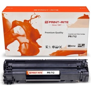 Картридж PRINT-RITE TFH919BPU1J PR-712 712 black ((1500стр.) для Canon LBP-3010/3020) (PR-712) картридж print rite tfc450ypu1j pr 045h yellow 045h yellow 2200стр для canon lbp 611cn 613cdw 631cn 633cdw 635cx pr 045h yellow