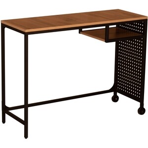 Стол компьютерный ОЛМЕКО 42.38 Люмен (дуб вотан / металл черный) (ML876879441) стол приставной олмеко 42 47 сеул мрамор металл ml876880423