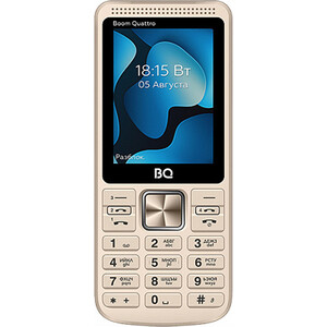 Мобильный телефон BQ 2455 Boom Quattro Золотой