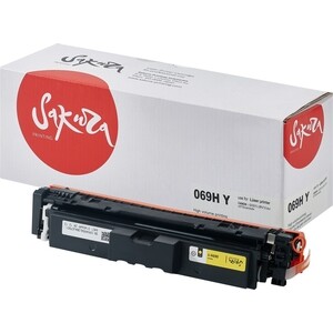 Картридж Sakura 069HY (5095C002) для Canon I-Sensys LBP673Cdw/ MF750C, желтый, 5500к.