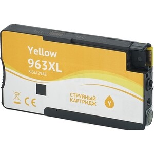 Картридж Sakura 3JA29AE (№963XL Yellow) для HP, желтый, 25,5 мл., 1600 к.