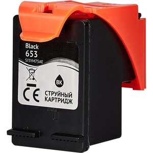 Картридж Sakura 3YM75AE (№653 Black) для HP, черный, 11 мл., 600 к.