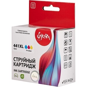 Картридж Sakura 5220B001 (441XL Color) для Canon, триколор, 18 мл., 400 к.