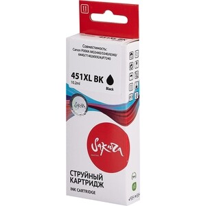 Картридж Sakura 6472B001 (451XL BK) для Canon, черный, 10,2 мл., 4425 к.