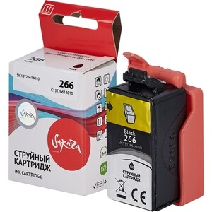 Картридж Sakura C13T26614010 (266 Black) для Epson, черный, 8,8 мл., 250 к.