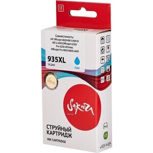 

Картридж Sakura C2P24AE (№935XL Cyan) для HP, голубой, 14,6 мл., 1000 к., C2P24AE (№935XL Cyan) для HP, голубой, 14,6 мл., 1000 к.