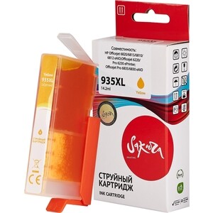 Картридж Sakura C2P26AE (№935XL Yellow) для HP, желтый, 14,6 мл., 1000 к.