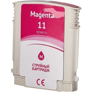 Картридж Sakura C4837A (№11 Magenta) для HP, пурпурный, 29 мл., 2000 к.