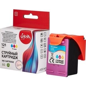 Картридж Sakura CC643HE (№121 Tri-colour) для HP, триколор, 18 мл., 450 к.