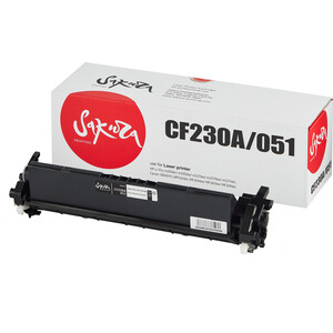 Картридж Sakura CF230A/051 для HP, Canon, черный, 1700 к.