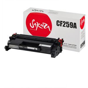 Картридж Sakura CF259A (59A) для HP, черный, 3000 к.