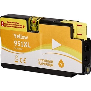 Картридж Sakura CN048AE (№951XL Yellow) для HP, желтый, 26 мл., 1500 к.