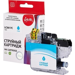 Картридж Sakura LC3617C для Brother, голубой, 10 мл., 550 к.