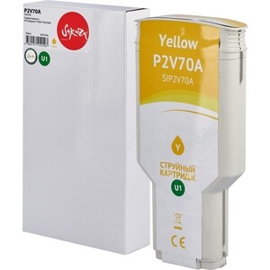 Картридж Sakura P2V70A (№730 Yellow) для HP, желтый, 300 мл.