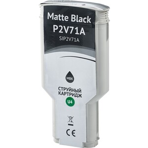 Картридж Sakura P2V71A (№730 Matte Black) для HP, черный матовый, 300 мл.