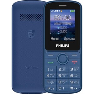 Мобильный телефон Philips E2101 Xenium Blue телефон philips xenium e2101 синий
