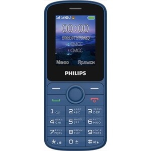 Мобильный телефон Philips E2101 Xenium Blue CTE2101BU/00 - фото 2