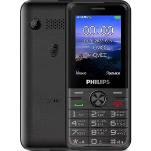Мобильный телефон Philips E6500 Xenium Black мобильный телефон philips e227 xenium 32mb красный