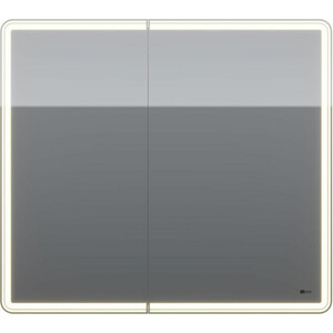 Зеркальный шкаф Lemark Element 90х80 с подсветкой, белый (LM90ZS-E)