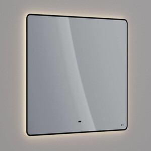 Зеркало Lemark Mioblack 90х80 подсветка, сенсор, прдогрев (LM90ZM-black)