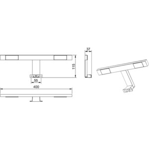 Светильник Lemark Universal 40 см (LM40SV)