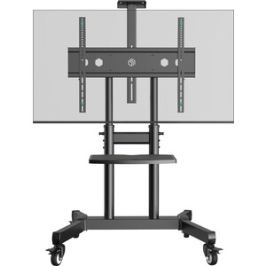 Стойка под телевизор Onkron TS1891 черный 50''-90'' макс.100кг напольный мобильный