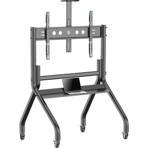 Стойка под телевизор Onkron TS2080 черный 60''-120'' макс.150кг напольный мобильный