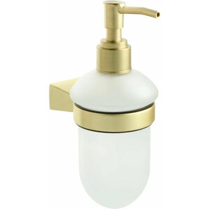 Дозатор для жидкого мыла Fixsen Trend Gold матовое золото/стекло матовое (FX-99012) дозатор для жидкого мыла fixsen comfort gold fx 87012
