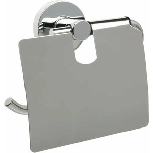 Держатель туалетной бумаги Fixsen Comfort Chrome с крышкой, хром (FX-85010) держатель для туалетной бумаги fixsen otel с крышкой