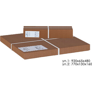 Стол-консоль Мебелик Телфорд серый бетон/белый бетон (П0005130)