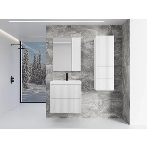 Мебель для ванной Style line Стокгольм 60х45 белый рифленый софт