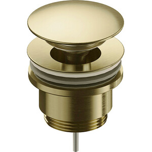 Донный клапан AQUAme click-clack brushed gold (AQM7003BG) донный клапан belbagno pcu click clack с переливом сатин bb pcu 01 in