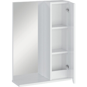 Зеркальный шкаф Sanstar Линни 50х70 белый (405.1-2.4.1.КАС)
