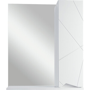 Зеркальный шкаф Sanstar Линни 60х70 белый (273.1-2.4.1.КАС)