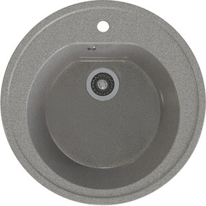 Кухонная мойка Mixline ML-GMS02 темно-серая 309 салфетка под приборы 38 см полиэстер круглая темно серая rotary shine