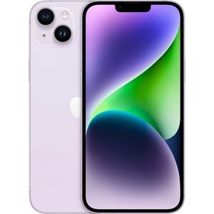 Смартфон Apple iPhone 14 Plus 128Gb A2886 1Sim фиолетовый смартфон apple iphone 15 pro 128gb a3102 1sim белый