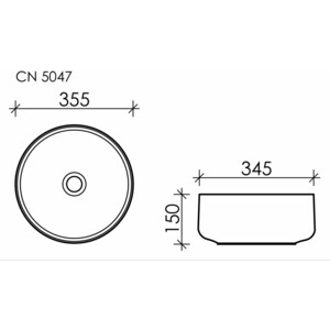 Раковина-чаша Ceramicanova Element 36х36 (CN5047)