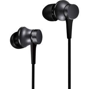 Наушники Xiaomi Mi In-Ear Headphones Basic Black HSEJ03JY (ZBW4354TY) наушники xiaomi mi in ear headphones basic silver hsej03jy zbw4355ty