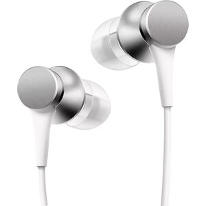 Наушники Xiaomi Mi In-Ear Headphones Basic Silver HSEJ03JY (ZBW4355TY) наушники xiaomi mi in ear headphones basic silver hsej03jy zbw4355ty