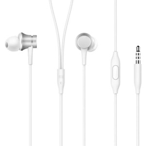 Наушники Xiaomi Mi In-Ear Headphones Basic Silver HSEJ03JY (ZBW4355TY)