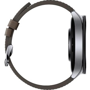 Умные часы Xiaomi Watch 2 Pro - Bluetooth Silver Case with Brown Leather Strap M2234W1 (BHR7216GL)
