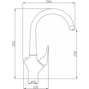 Смеситель для кухни ZorG Steel Hammer SH 815 CR с подключением фильтра, хром