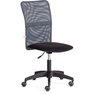 Кресло TetChair START флок/ткань, черный/серый, 35/W-12 (20603) компьютерное кресло tetchair кресло york флок серый 29